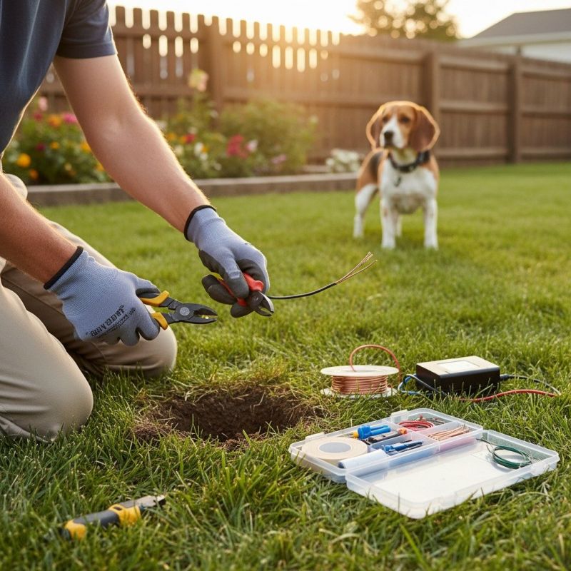 Backyard Fence Installation