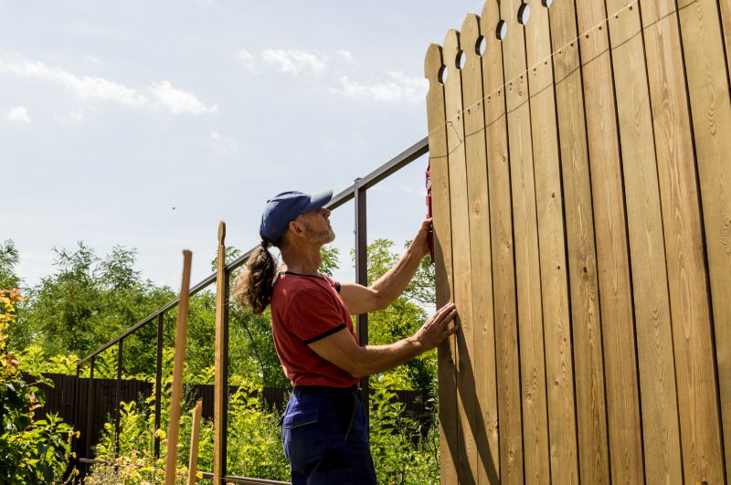 Backyard Fence Installation