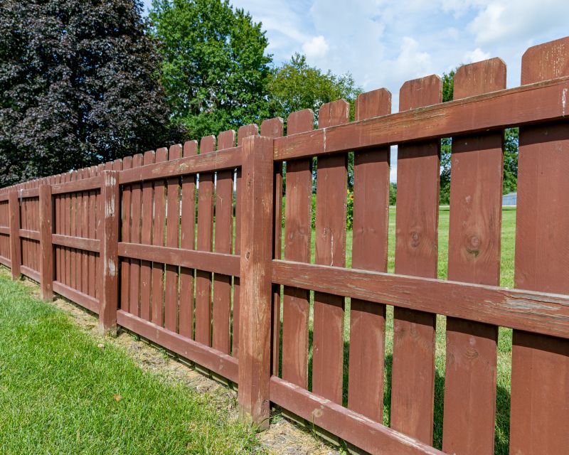 Backyard Fence Installation