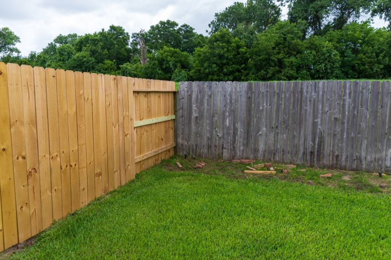 Backyard Fence Installation