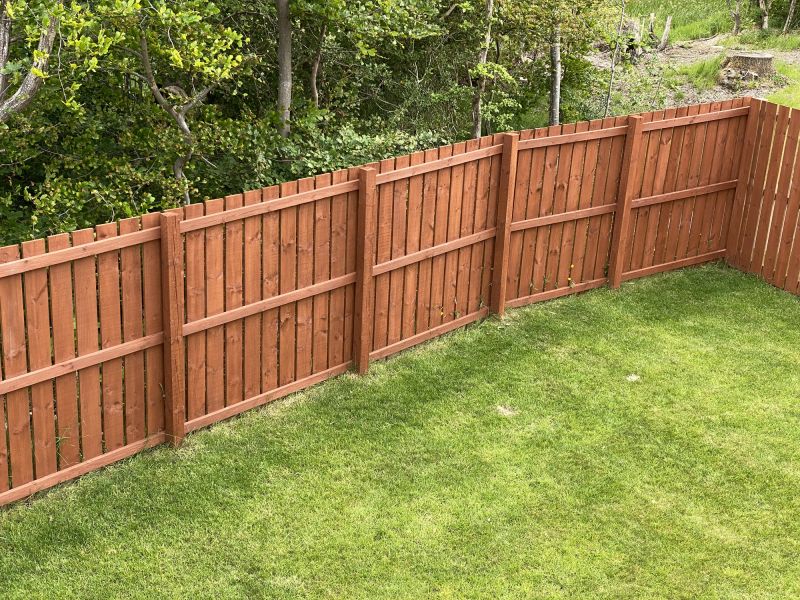 Backyard Fence Installation