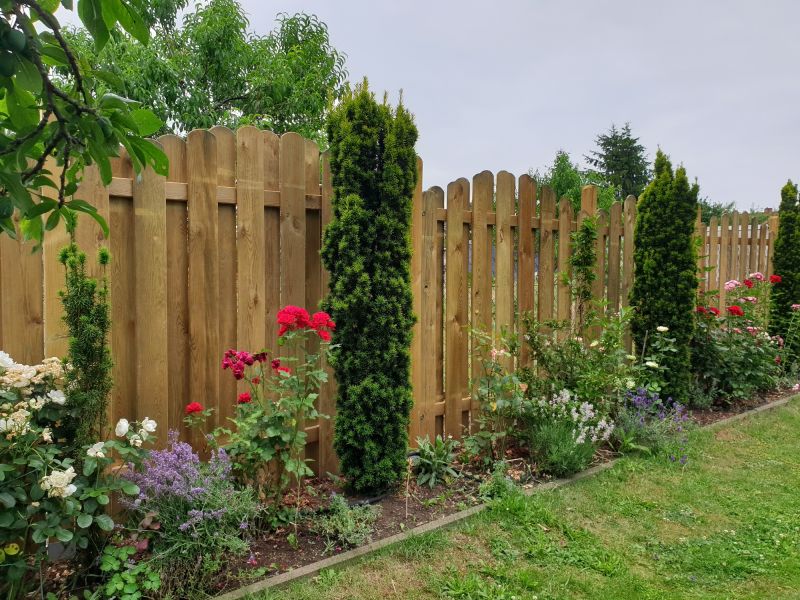 Backyard Fence Installation