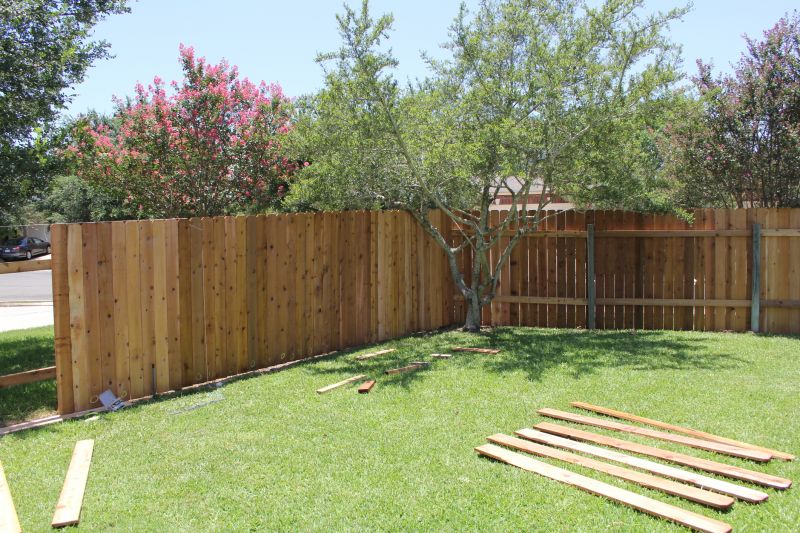 Finished Backyard Fence